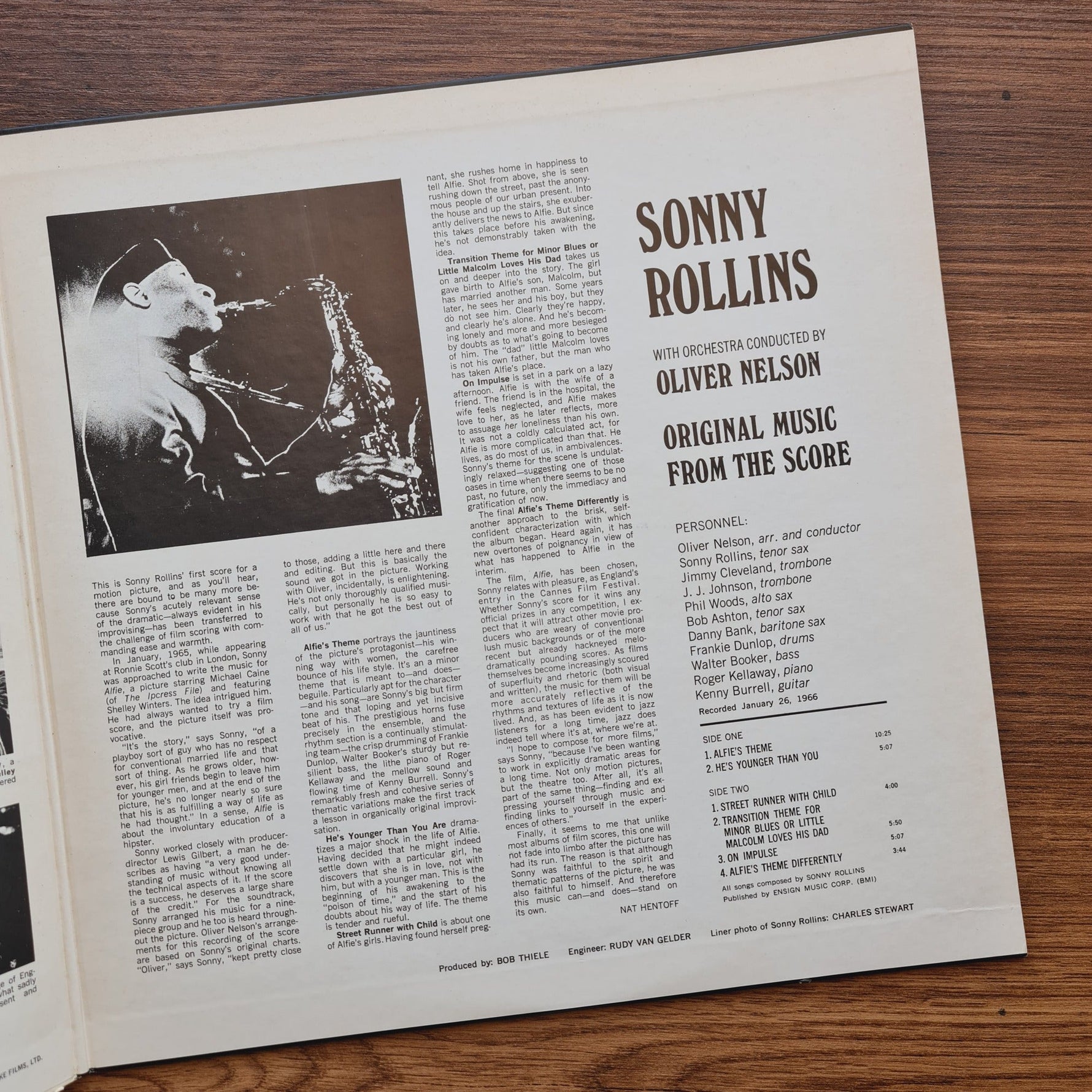 Sonny Rollins – Original Music From The Score "Alfie" Only Japan Vinyl