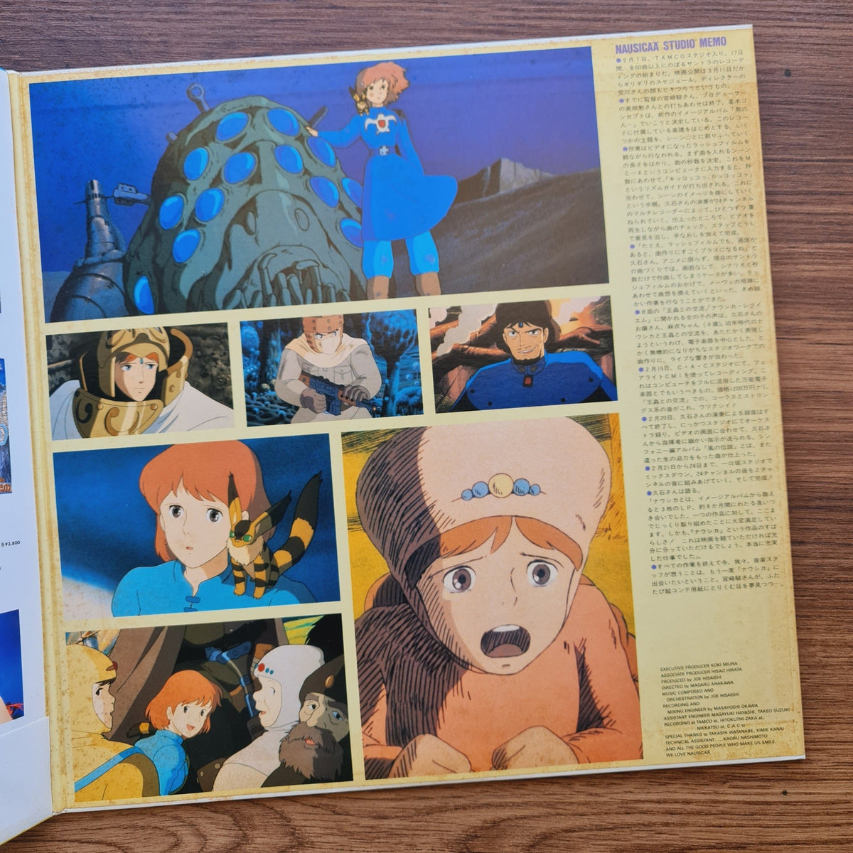 Joe Hisaishi - Nausicaä of the Valley Soundtrack Only Japan Vinyl