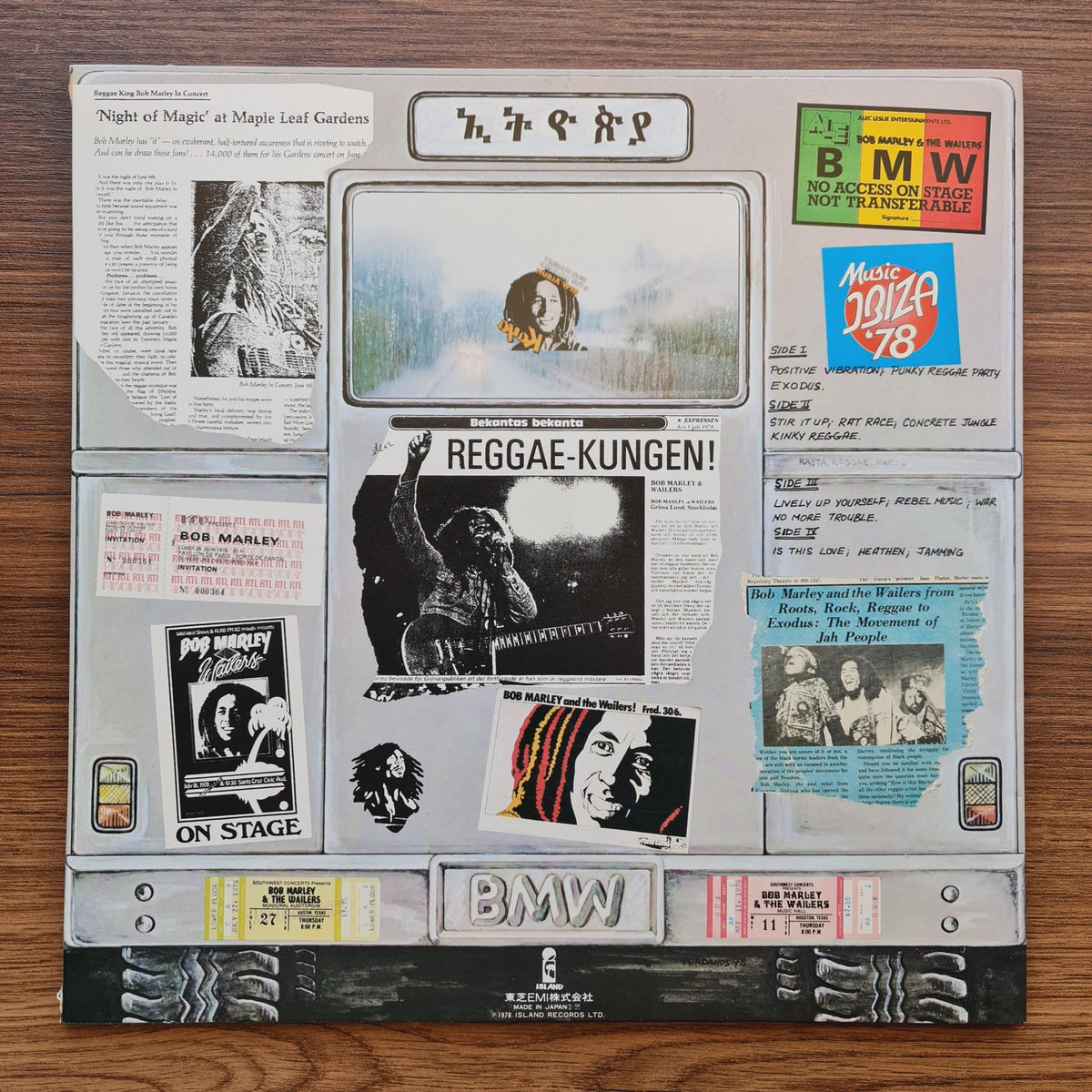 Bob Marley & The Wailers – Babylon By Bus Only Japan Vinyl