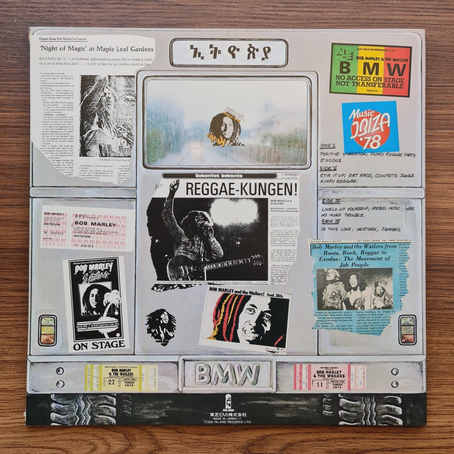 Bob Marley & The Wailers – Babylon By Bus Only Japan Vinyl