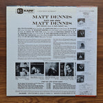 Matt Dennis – Plays And Sings Matt Denis Only Japan Vinyl