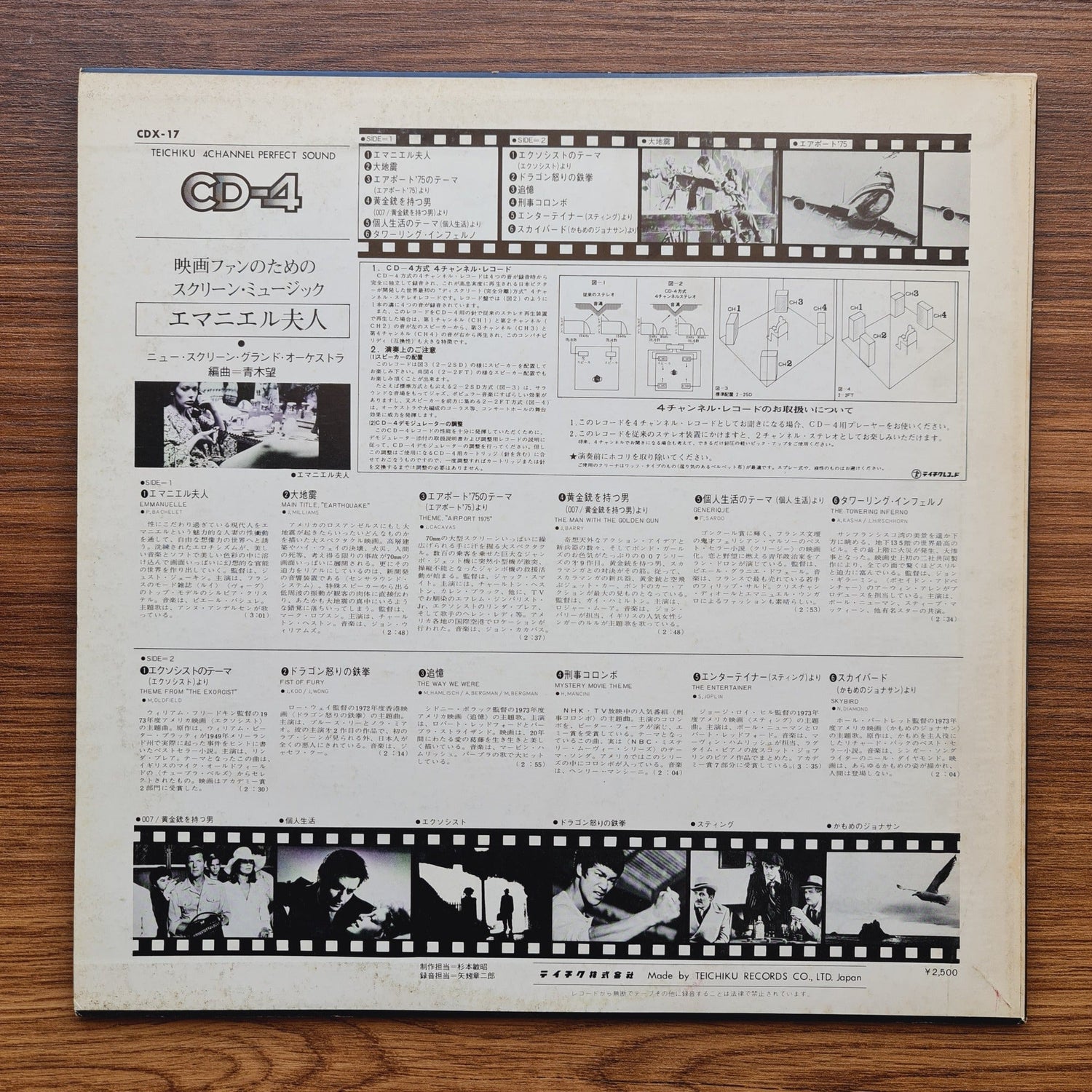New Screen Grand Orchestra – Emmanuelle Only Japan Vinyl