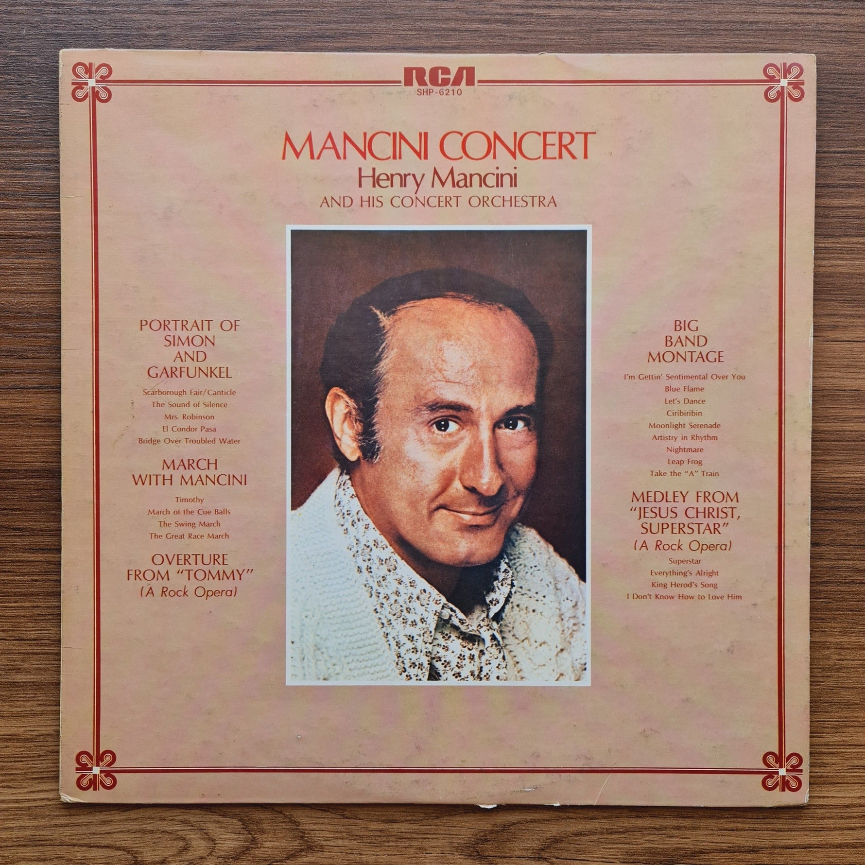 Henry Mancini and His Orchestra Mancini Concert Only Japan Vinyl