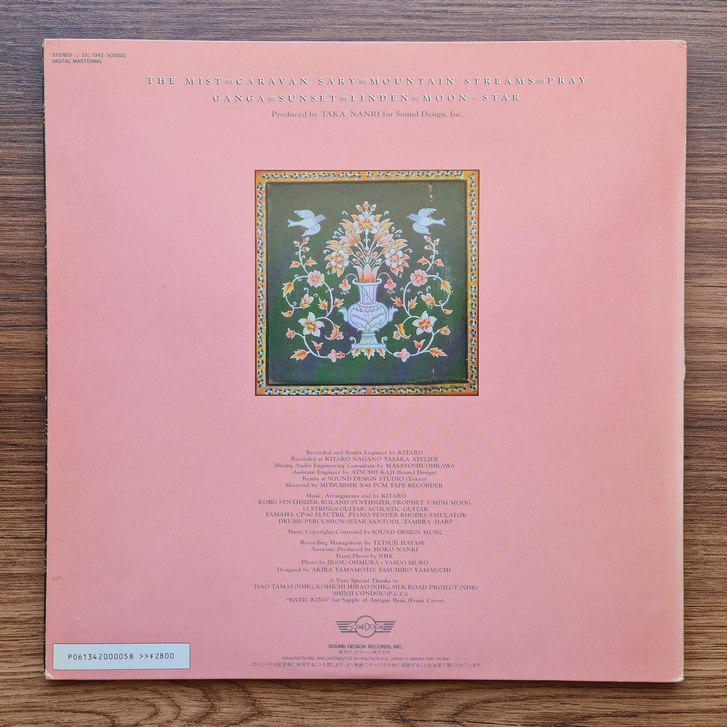 Kitaro – Silk Road IV Ten-Jiku Only Japan Vinyl