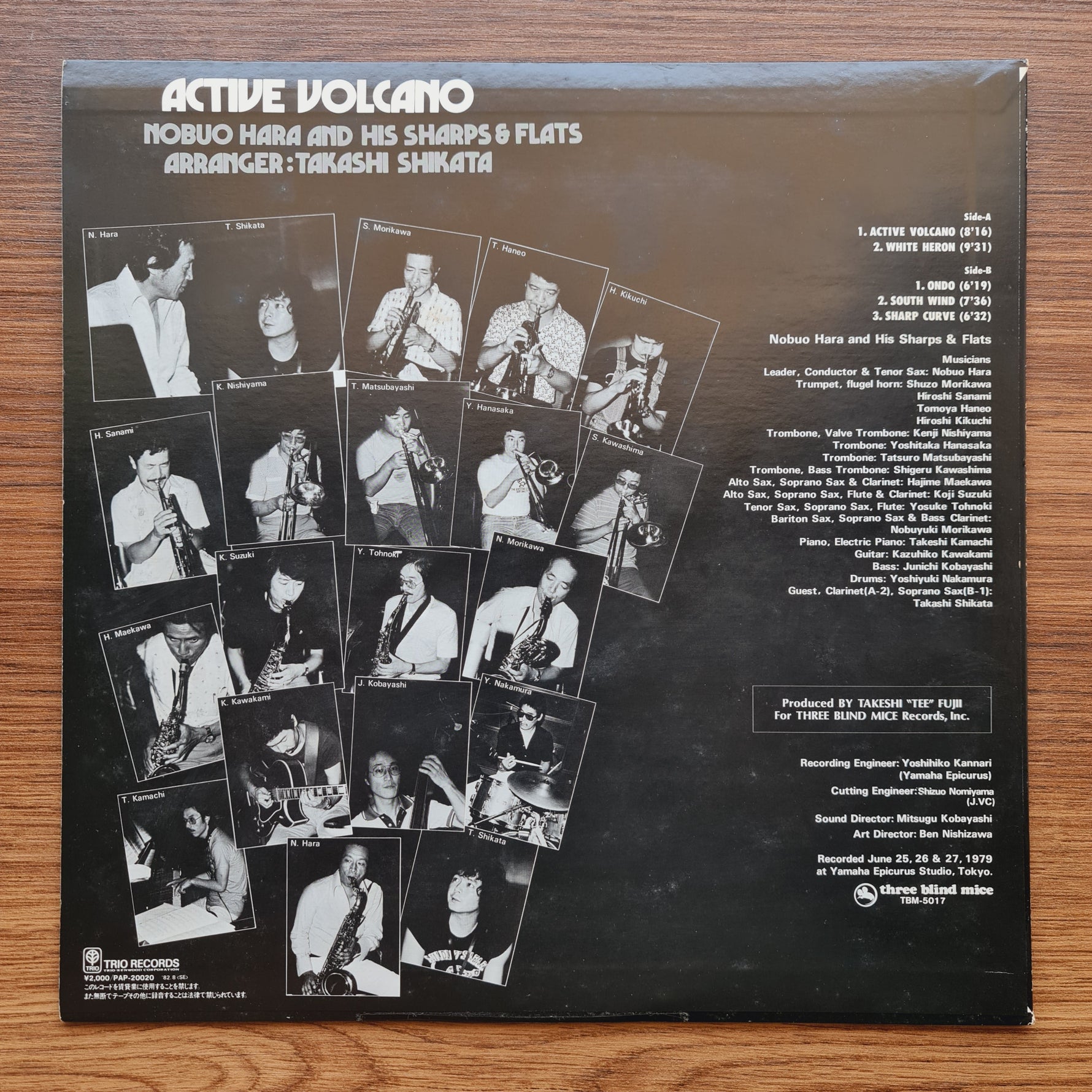 Nobuo Hara And His Sharps & Flats – Active Volcano (TBM) Only Japan Vinyl