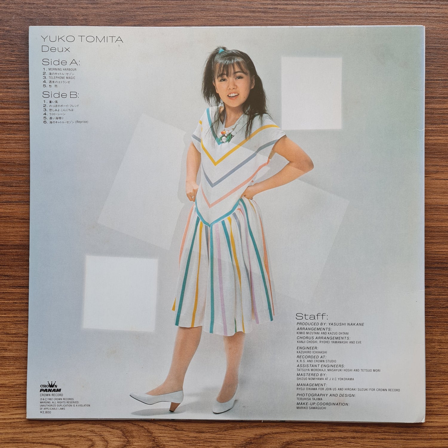 Yuko Tomita – Deux Only Japan Vinyl