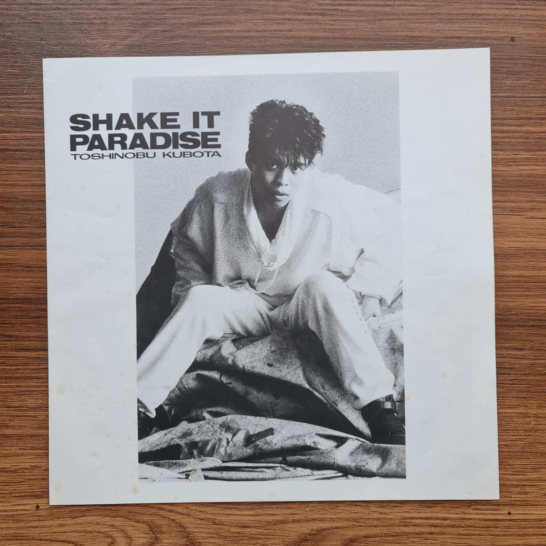 Toshinobu Kubota – Shake It Paradise Only Japan Vinyl