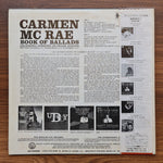 Carmen McRae – Book Of Ballads Only Japan Vinyl