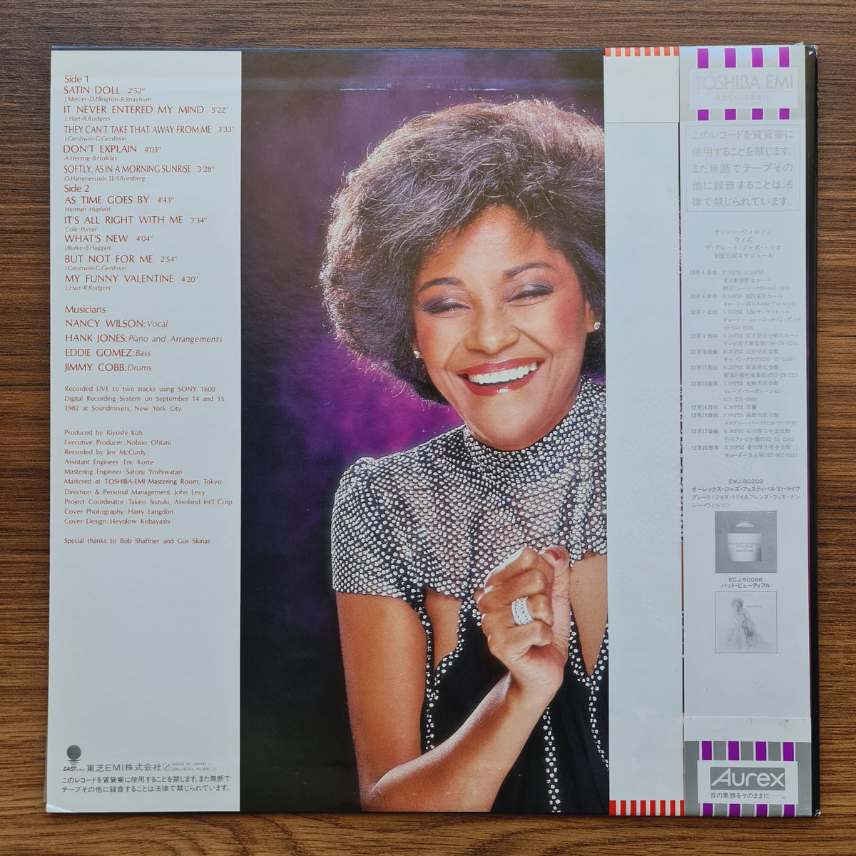 Nancy Wilson With The Great Jazz Trio – What's New Only Japan Vinyl