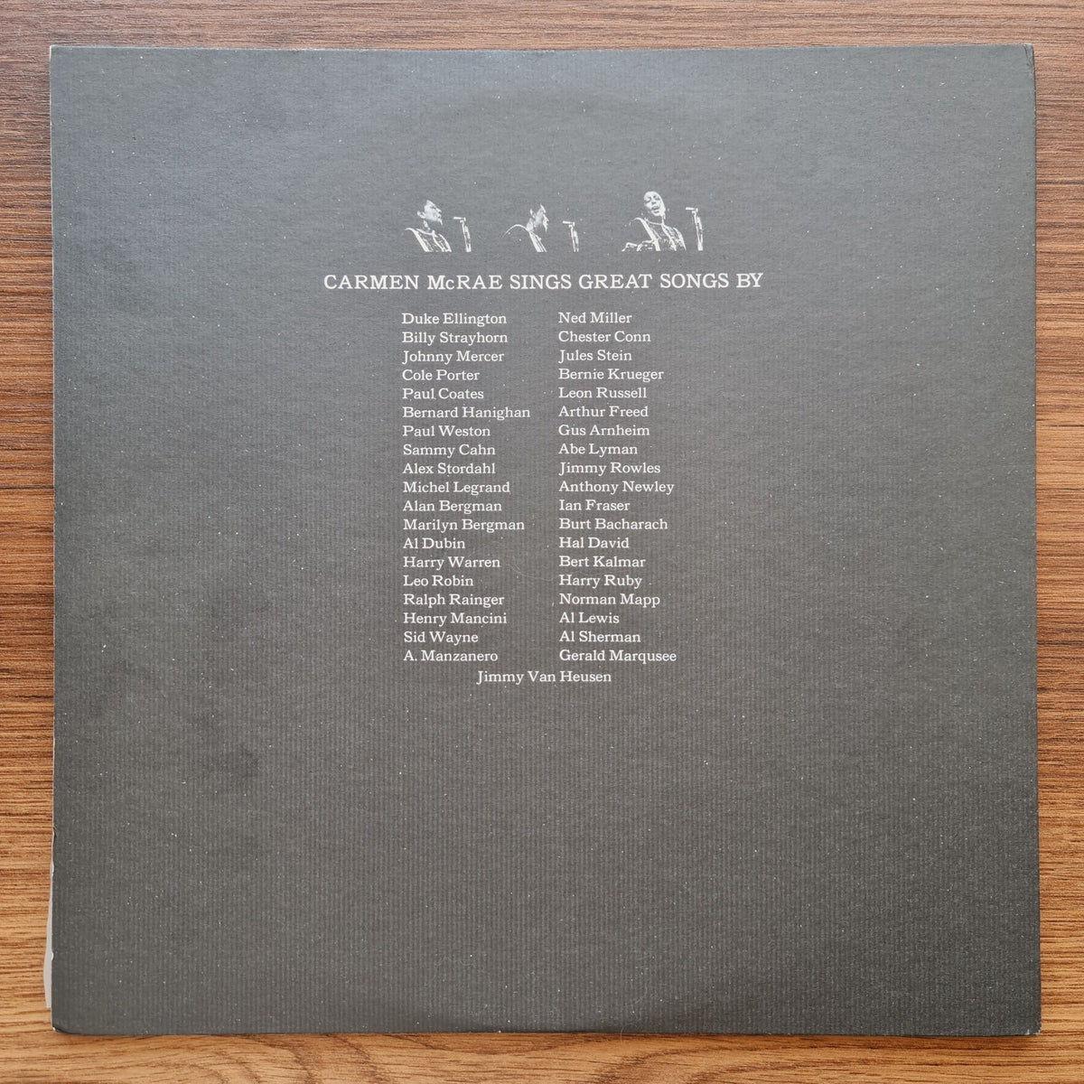 Carmen McRae – The Great American Songbook Only Japan Vinyl