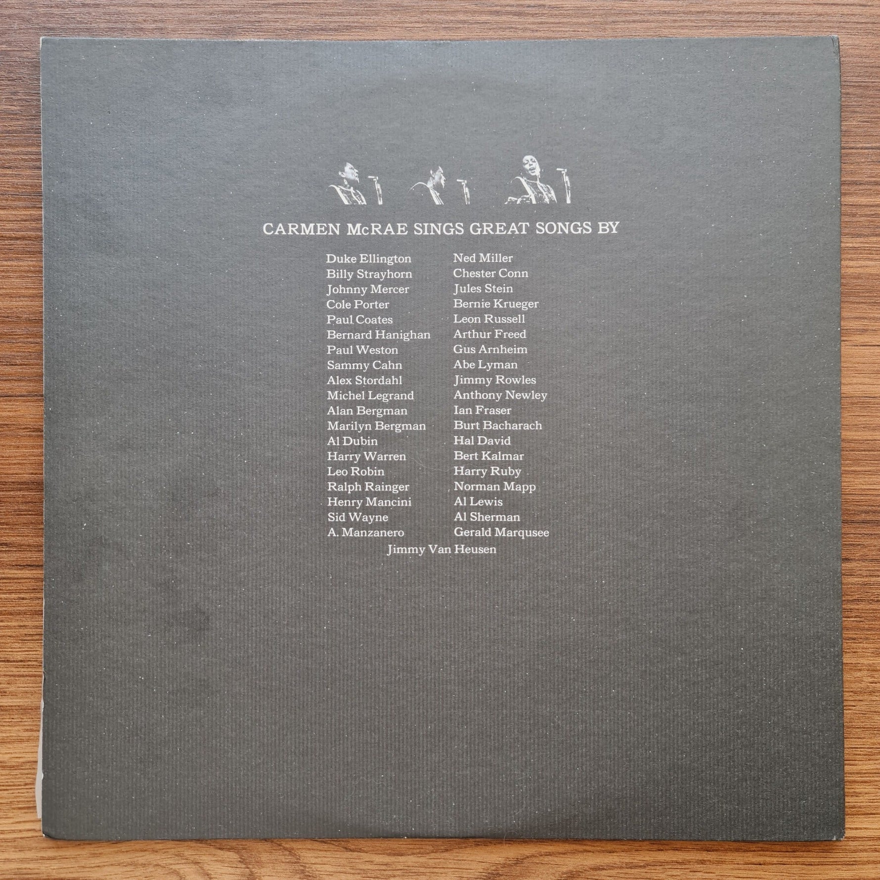 Carmen McRae – The Great American Songbook Only Japan Vinyl