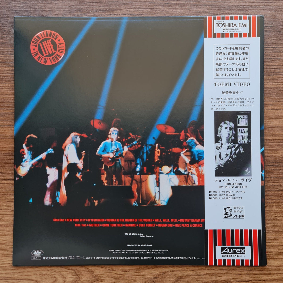 John Lennon – Live In New York City Only Japan Vinyl