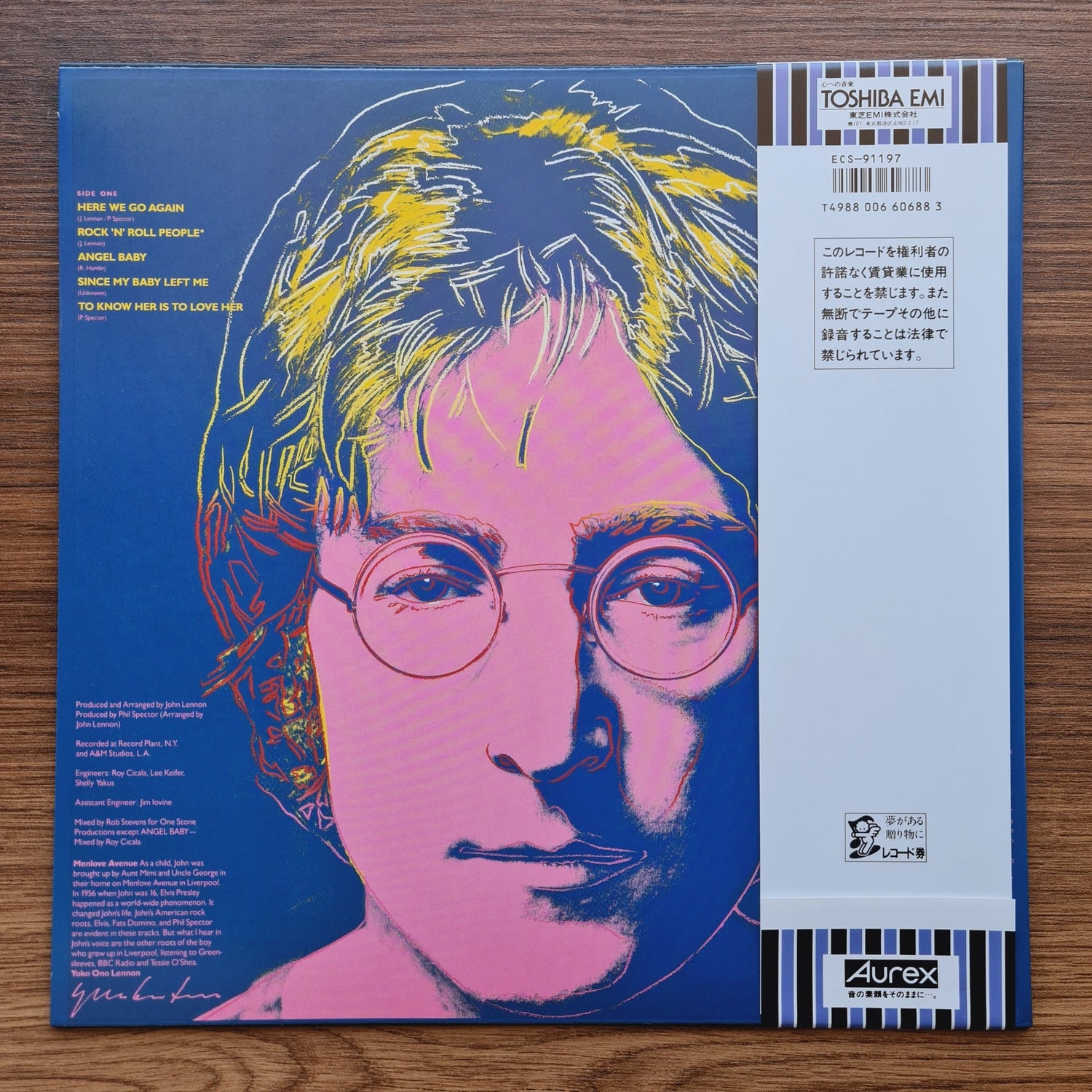 John Lennon – Menlove Ave Only Japan Vinyl