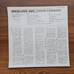 John Lennon – Menlove Ave Only Japan Vinyl