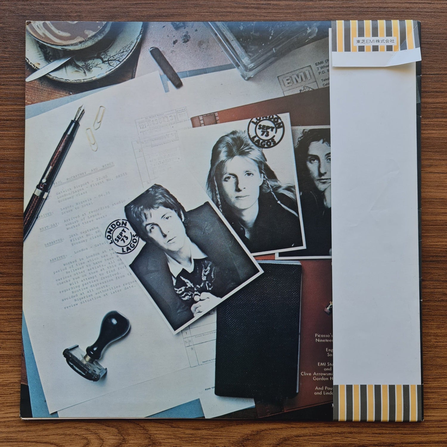 Paul McCartney And Wings – Band On The Run Only Japan Vinyl
