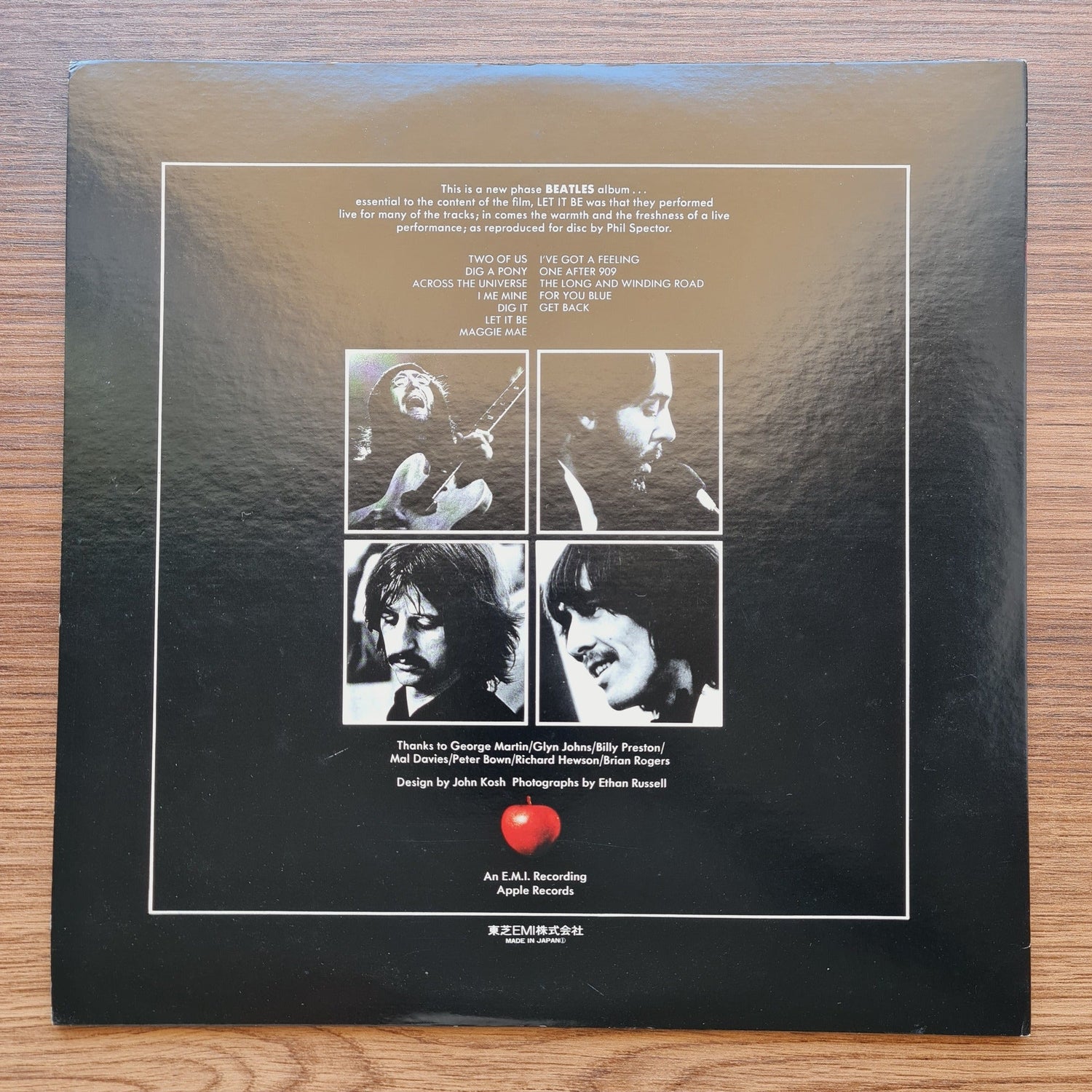 The Beatles – Let It Be Only Japan Vinyl