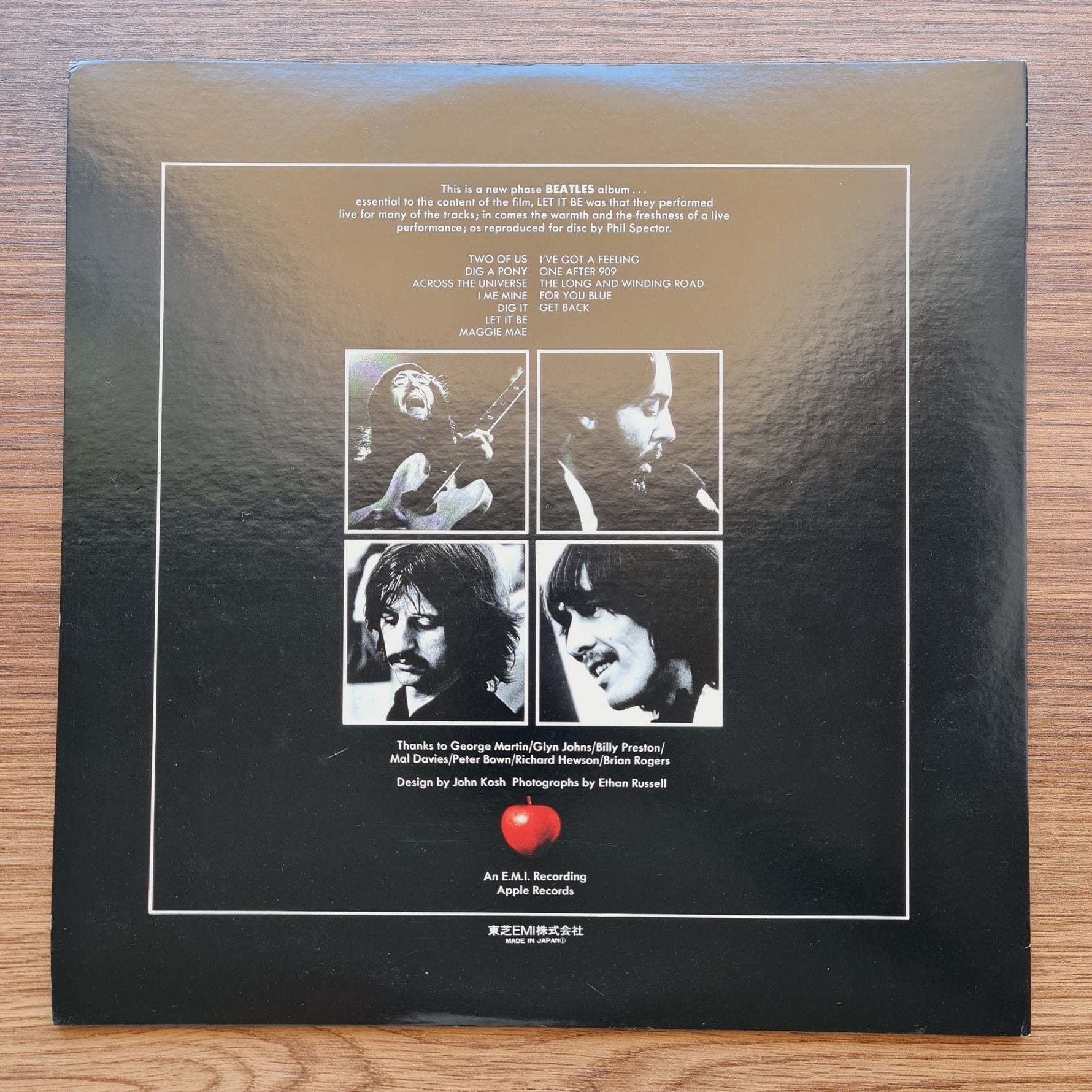 The Beatles – Let It Be Only Japan Vinyl