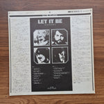 The Beatles – Let It Be Only Japan Vinyl