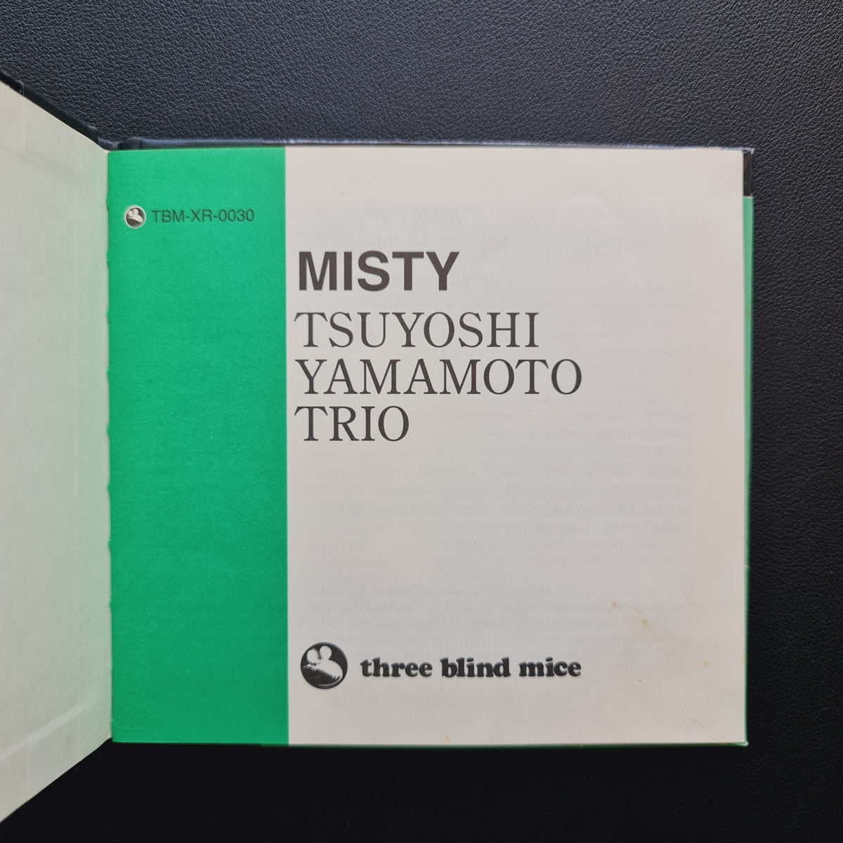 Yamamoto Tsuyoshi Trio – Misty (XRCD) Japan Vinyl