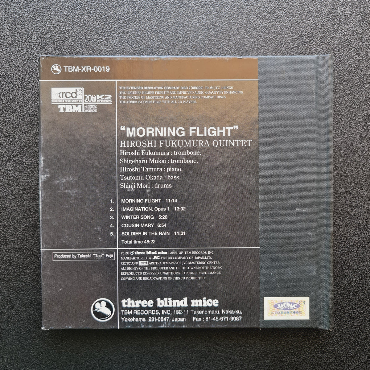 Hiroshi Fukumura Quintet – Morning Flight (XRCD) Japan Vinyl