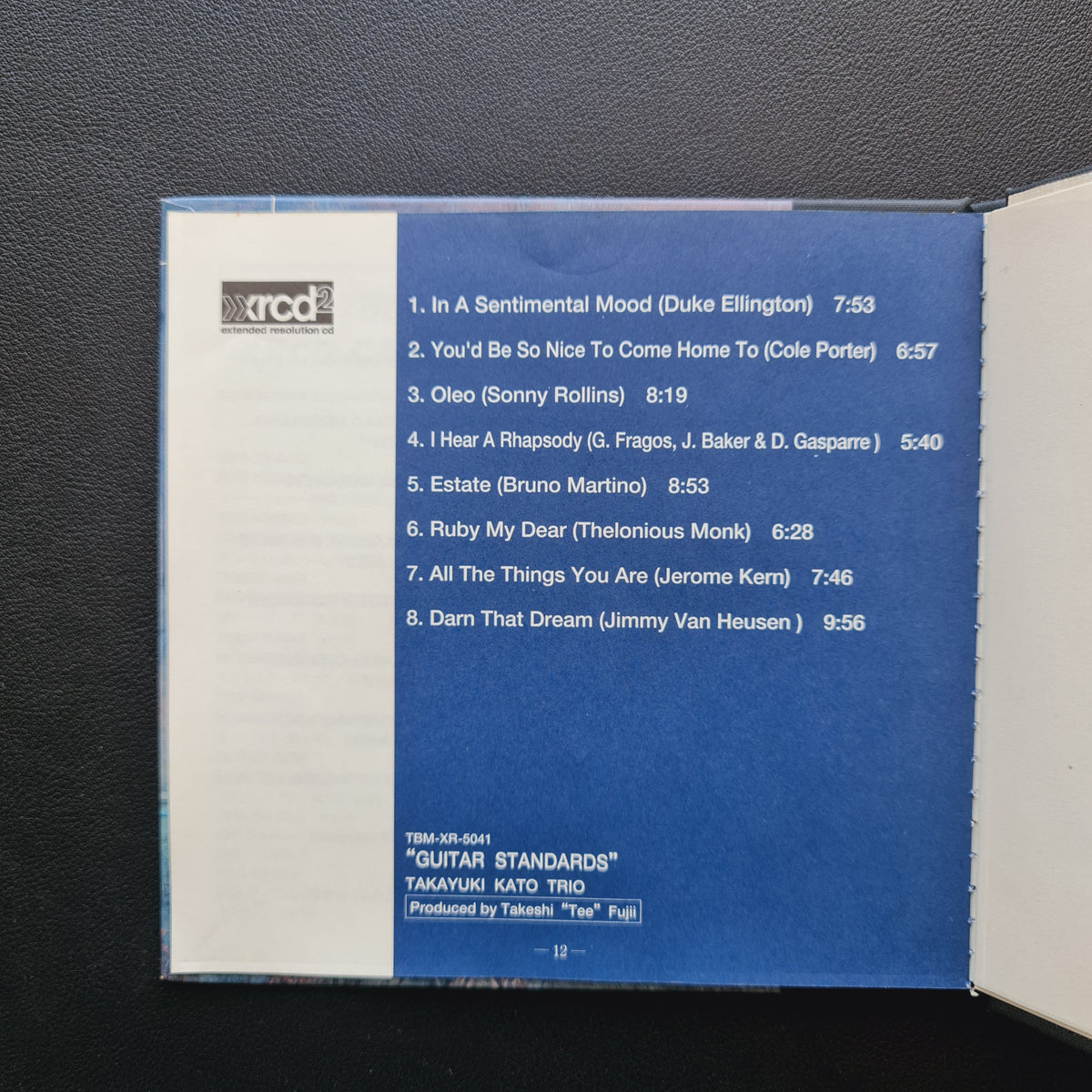 Takayuki Kato Trio – Guitar Standards (XRCD) Japan Vinyl