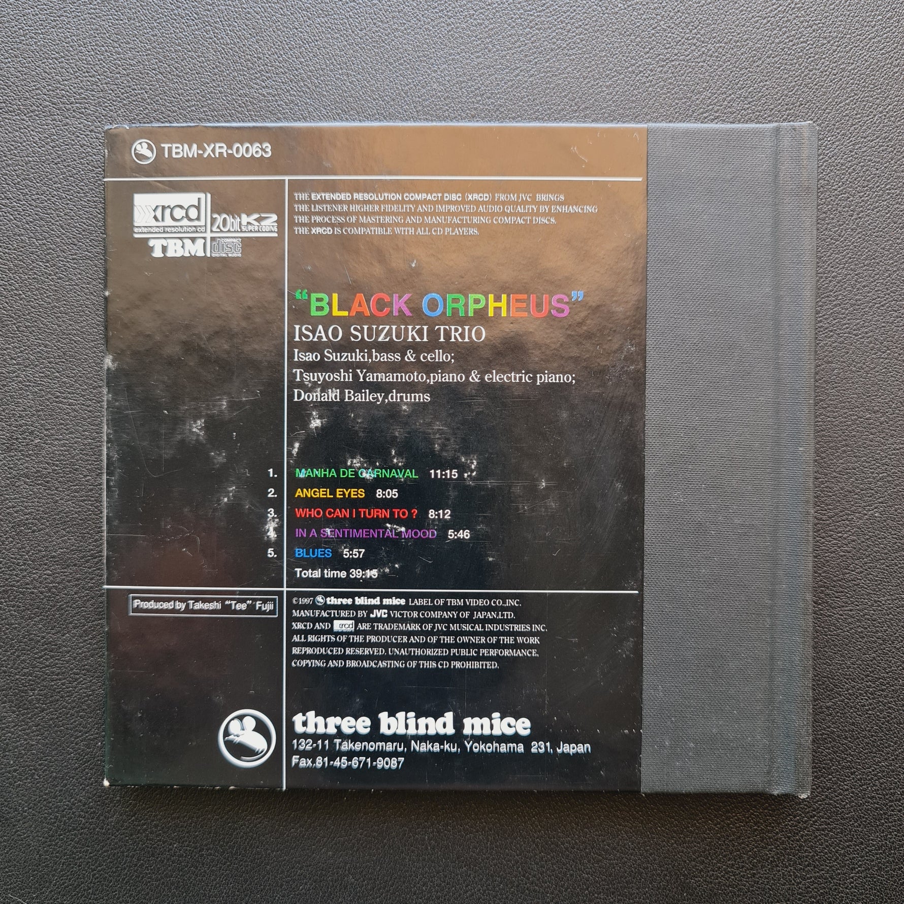 Isao Suzuki Trio – Black Orpheus (XRCD) Japan Vinyl