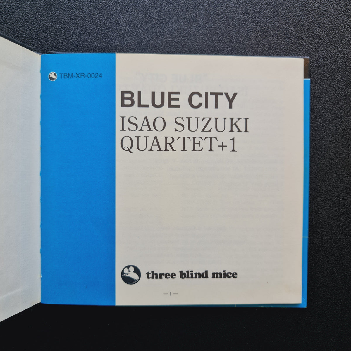 Isao Suzuki Quartet +1 – Blue City (XRCD) Japan Vinyl