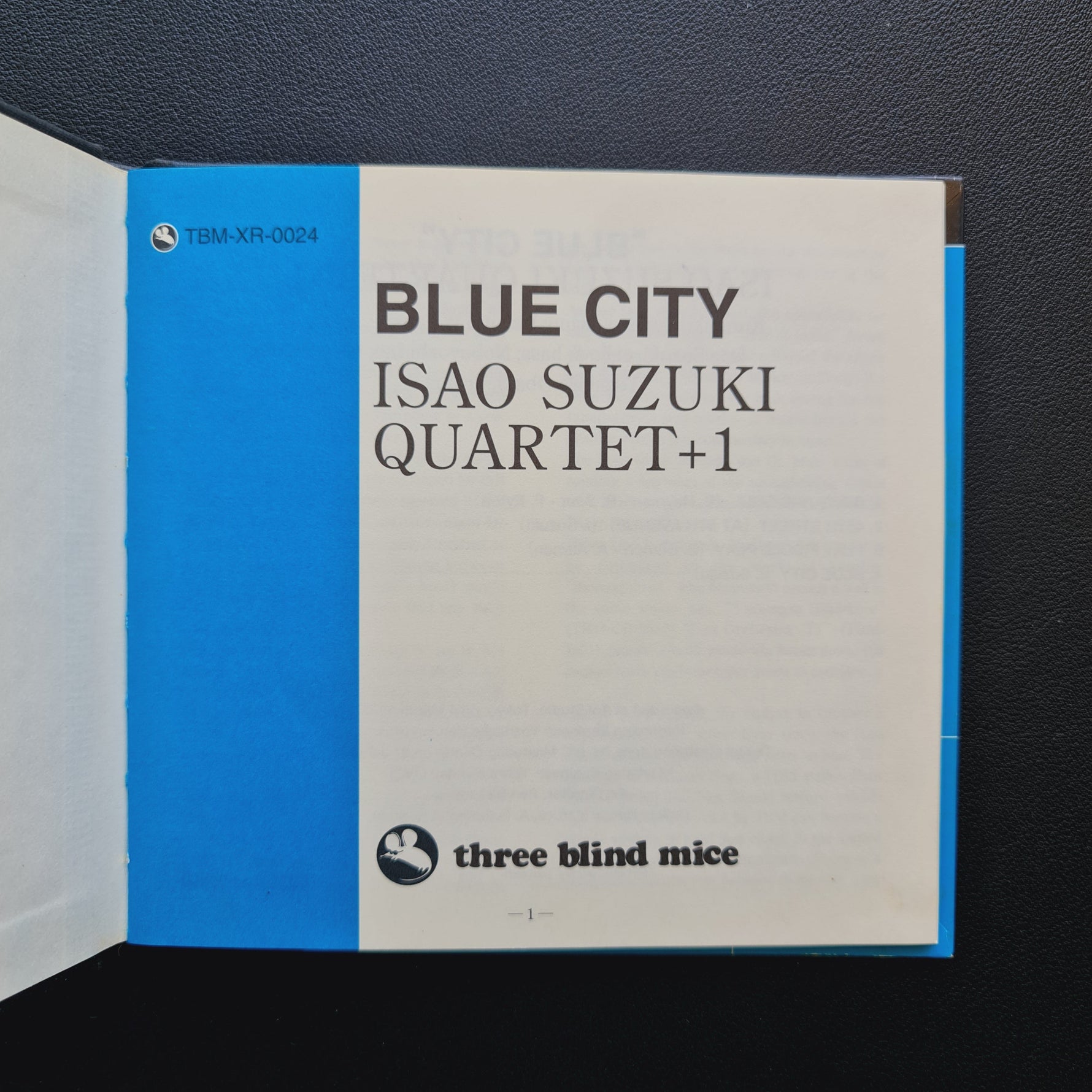 Isao Suzuki Quartet +1 – Blue City (XRCD) Japan Vinyl