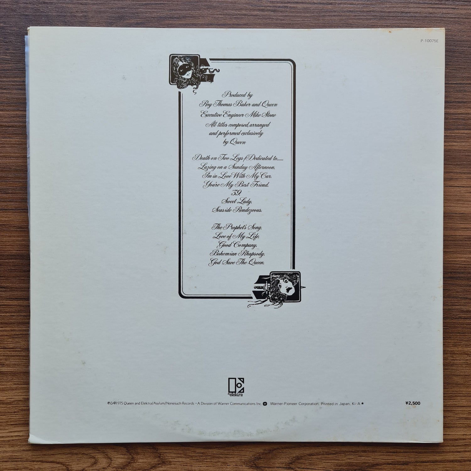 Queen – A Night At The Opera Only Japan Vinyl
