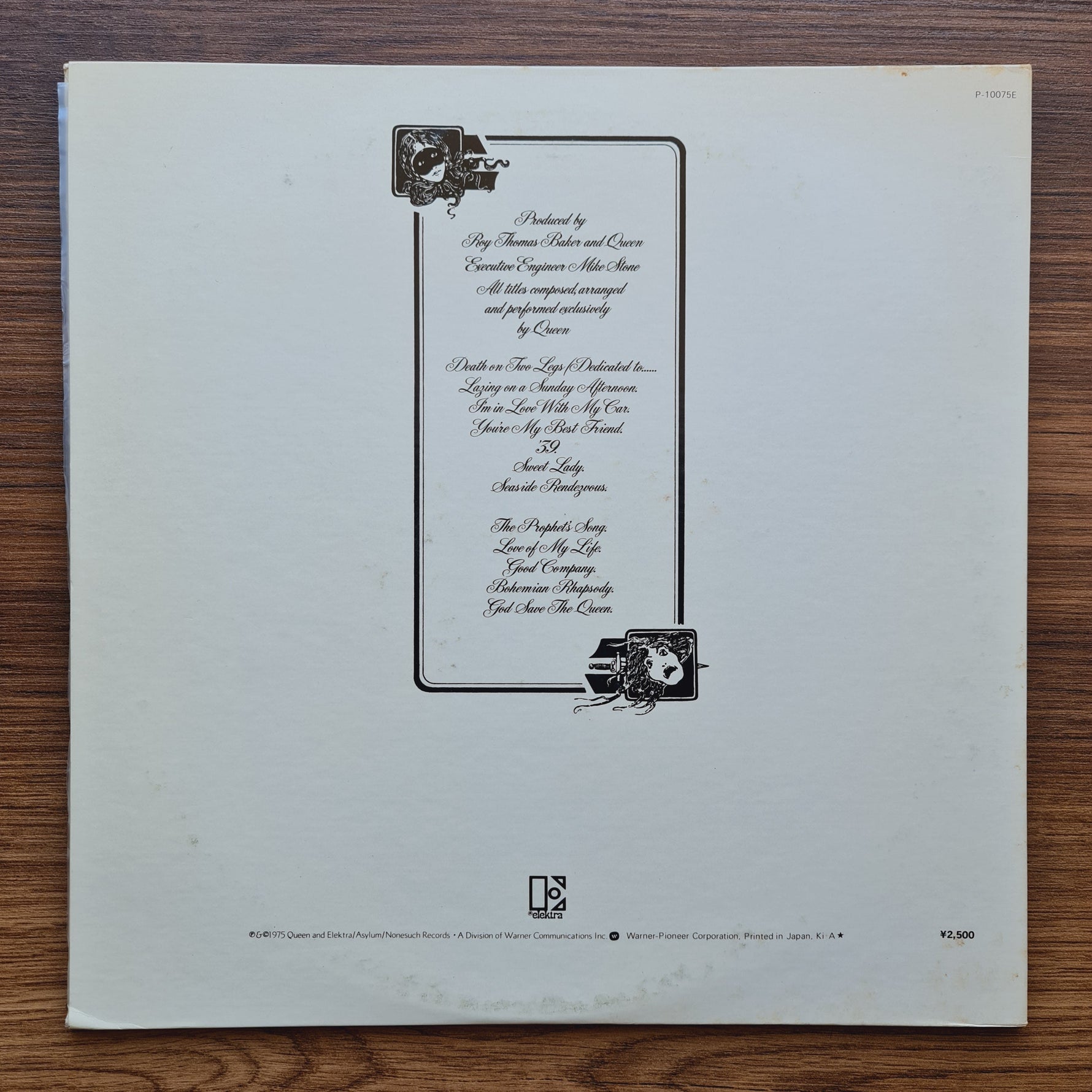 Queen – A Night At The Opera Only Japan Vinyl