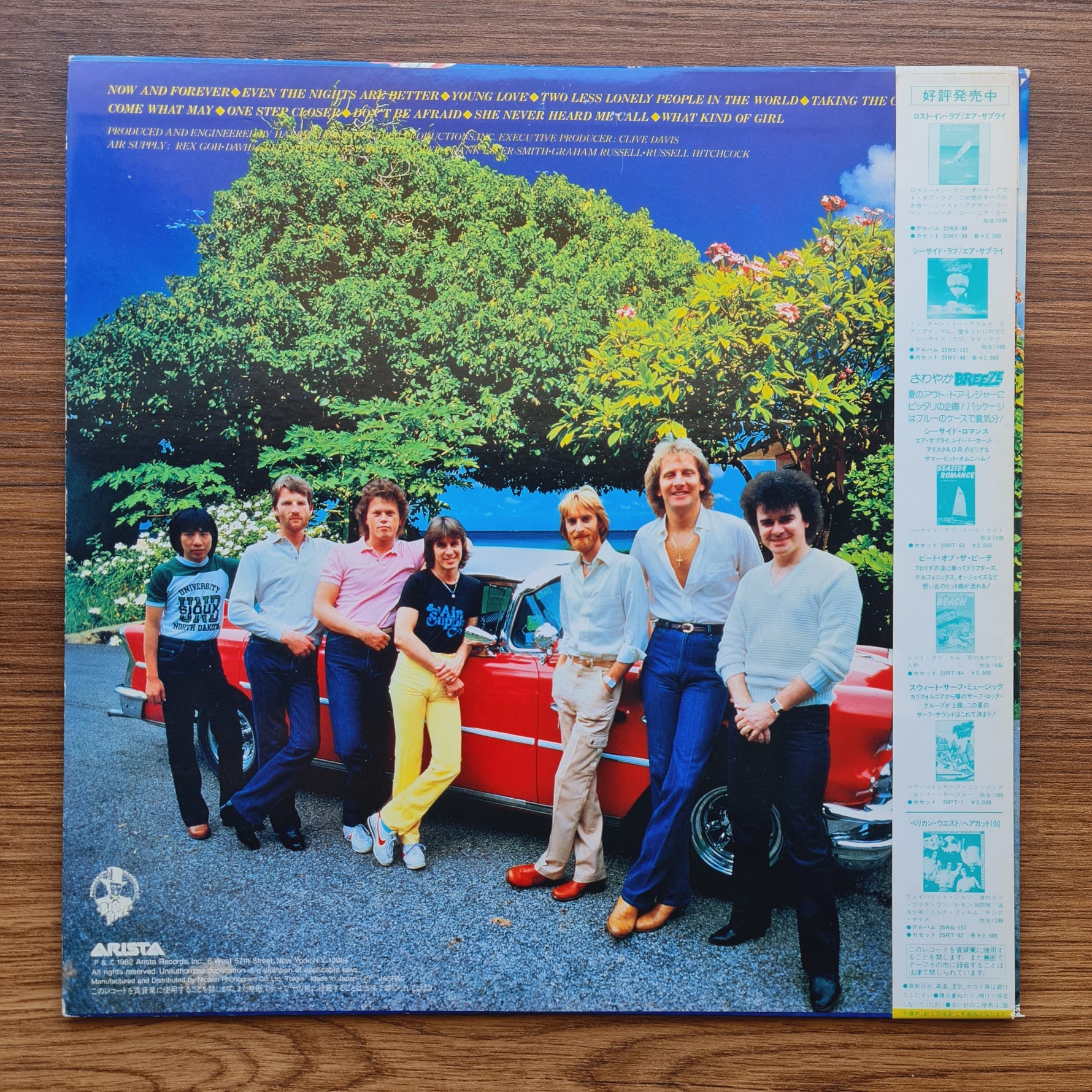 Air Supply – Now And Forever Only Japan Vinyl