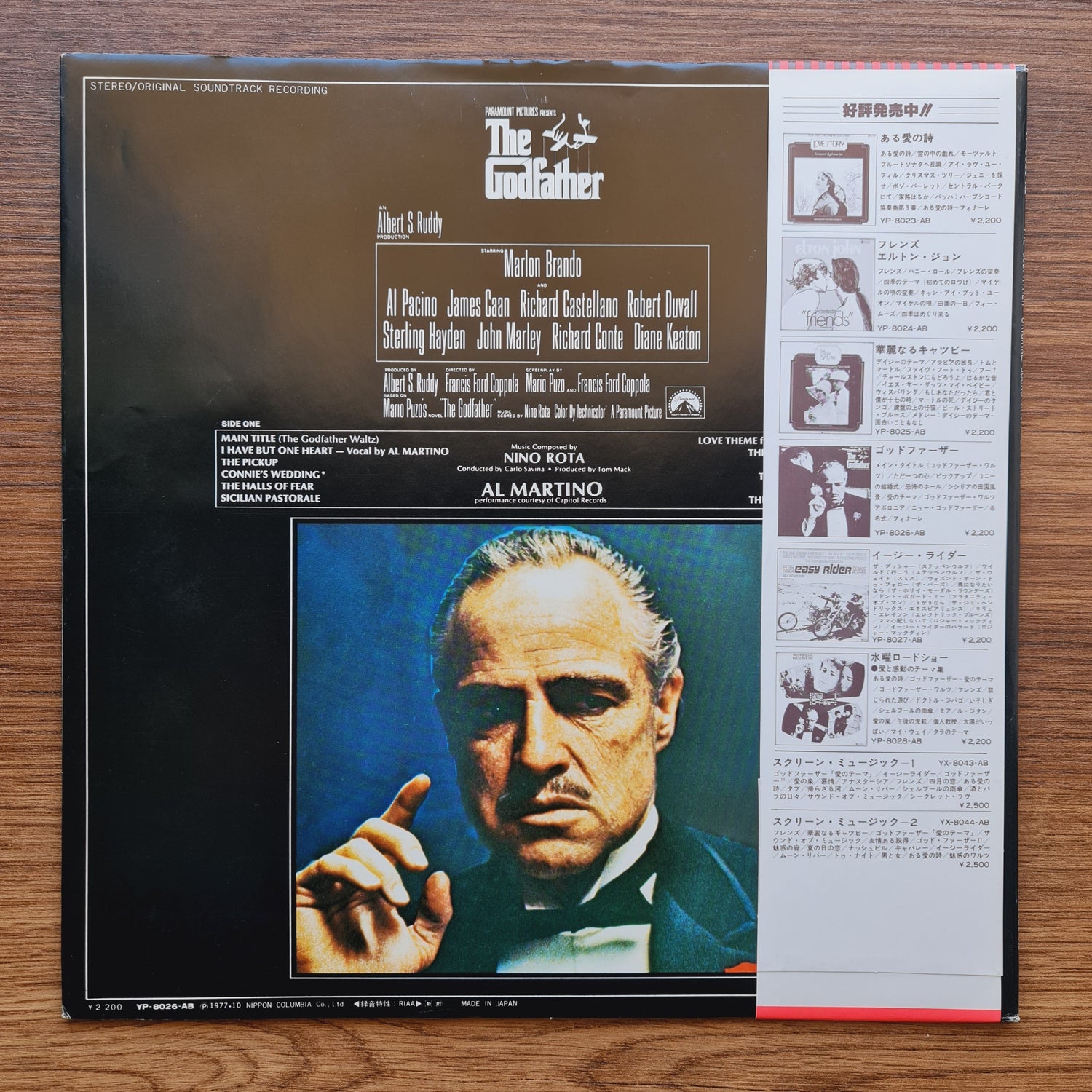 Nino Rota – The Godfather Soundtrack Only Japan Vinyl