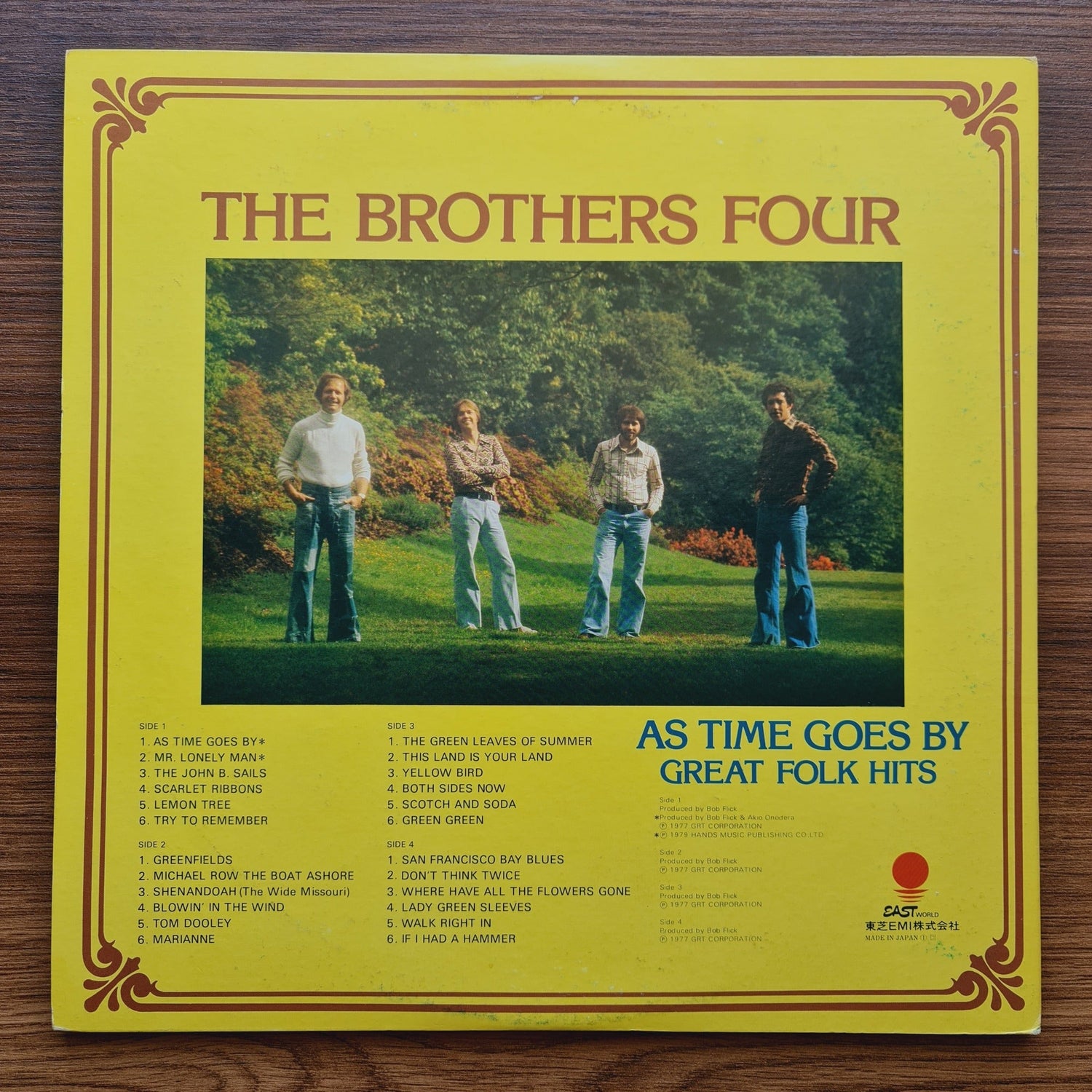 The Brothers Four – As Time Goes By Only Japan Vinyl