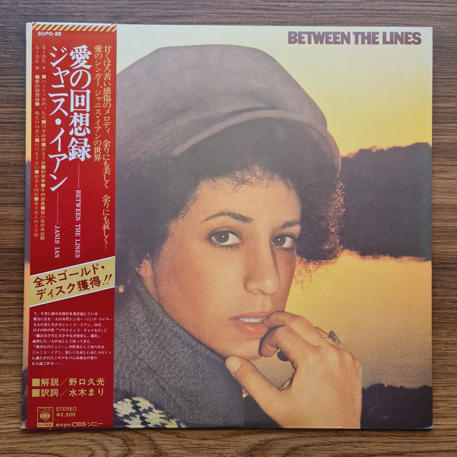Janis Ian – Between The Lines Only Japan Vinyl