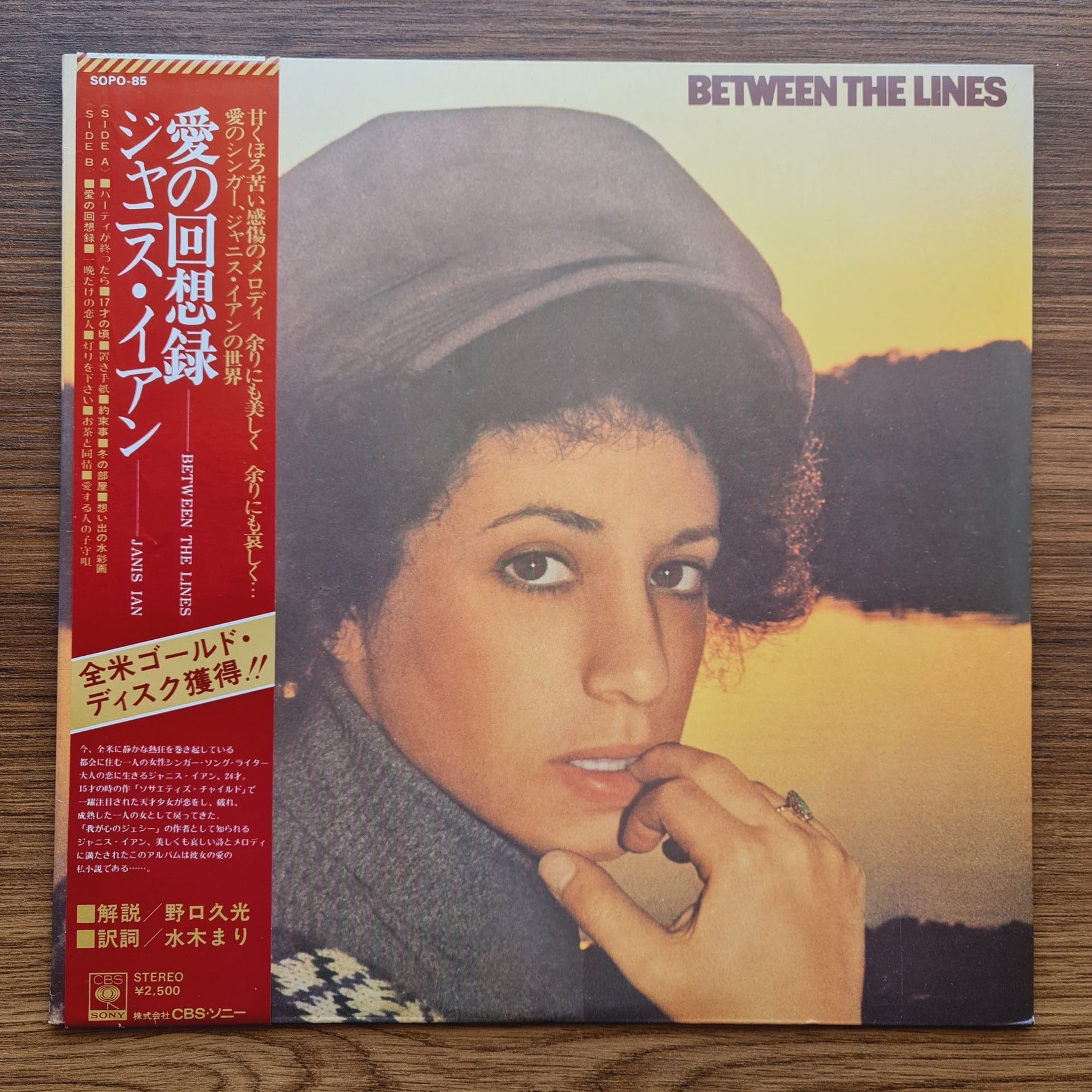 Janis Ian – Between The Lines Only Japan Vinyl