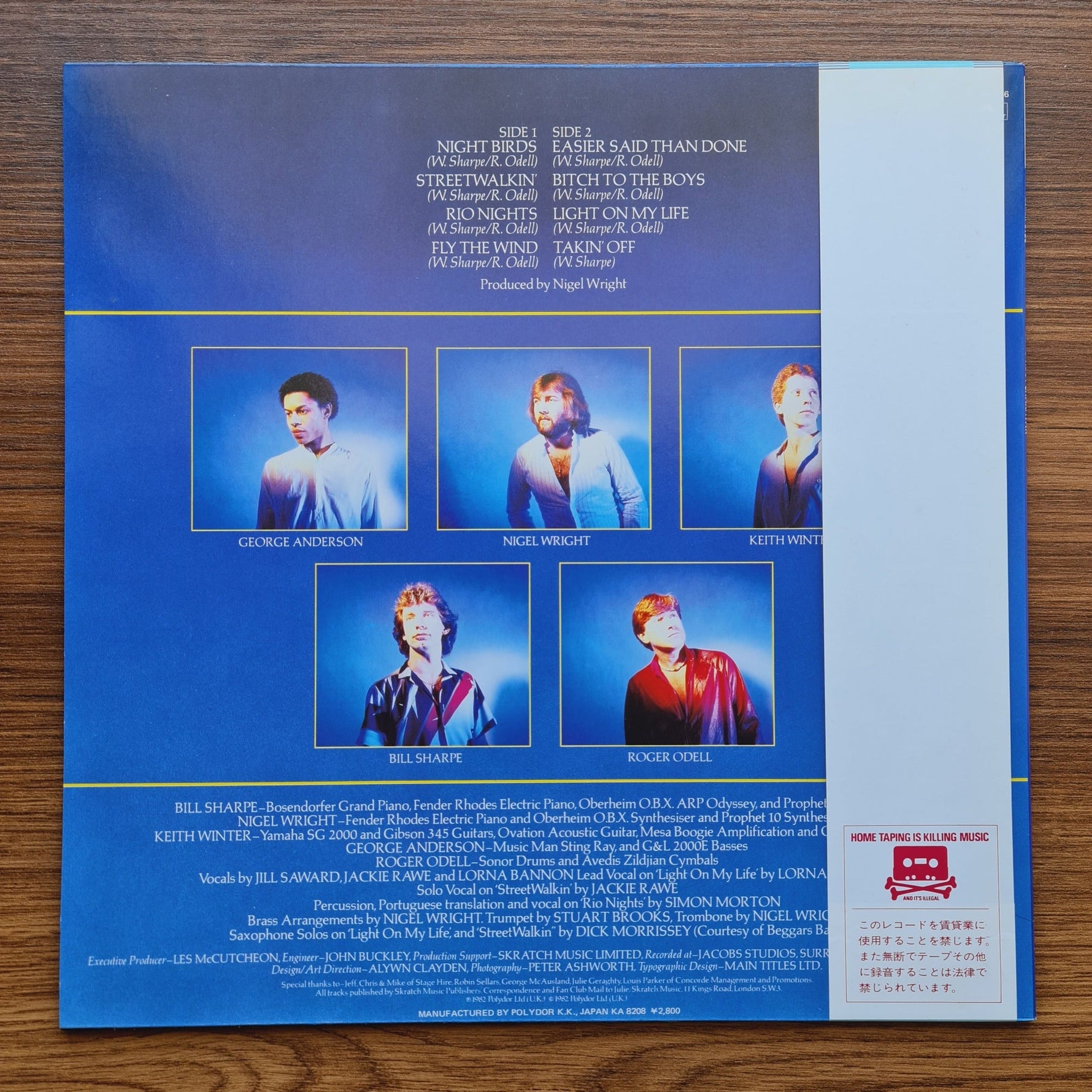 Shakatak – Night Birds Only Japan Vinyl