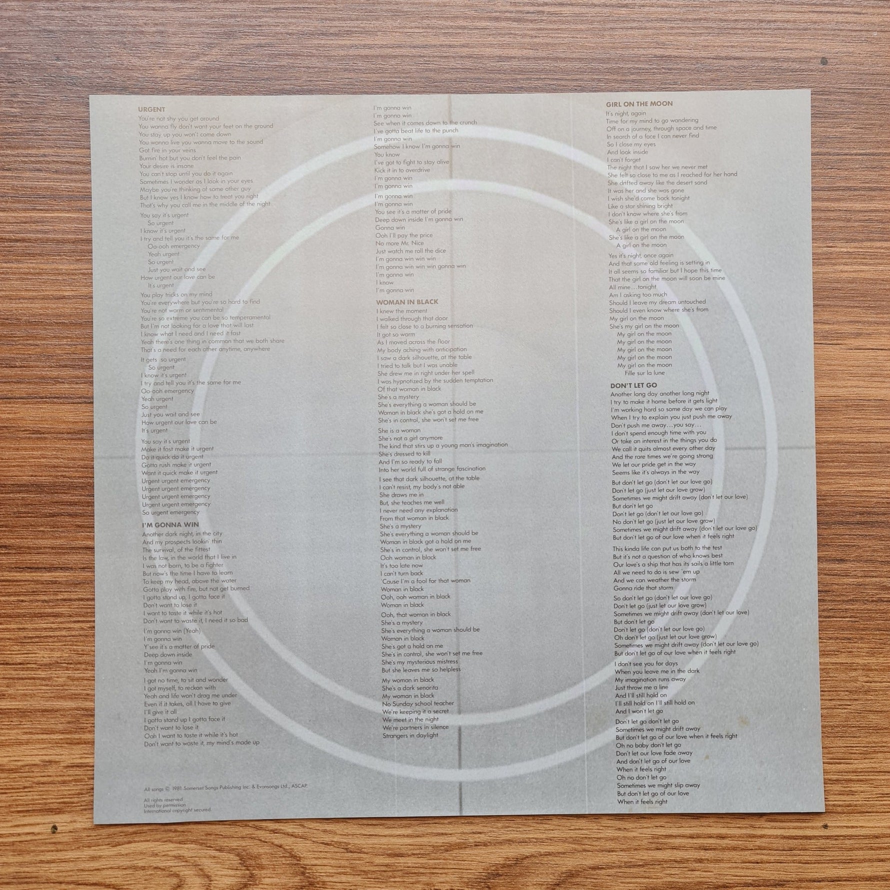Foreigner – 4 Only Japan Vinyl