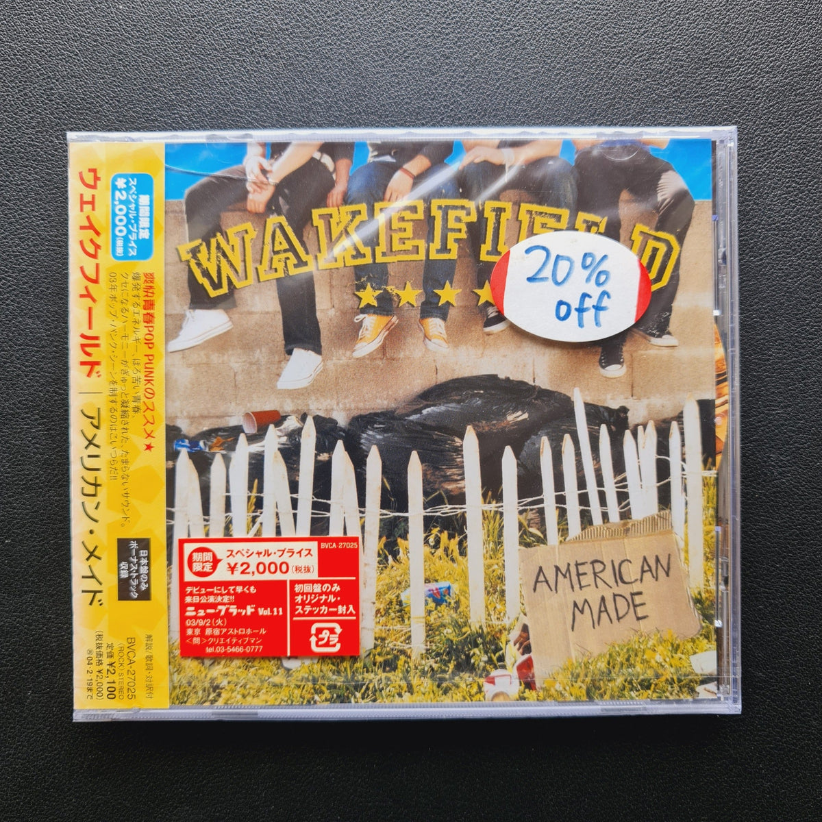 Wakefield – American Made CD Japan Vinyl