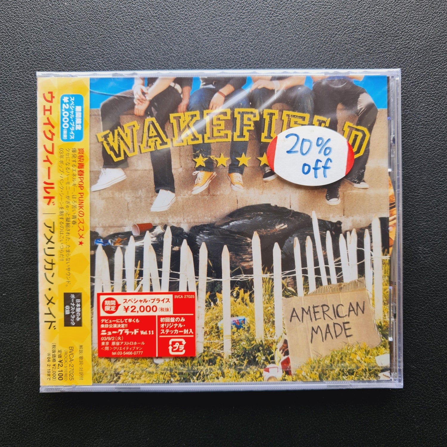 Wakefield – American Made CD Japan Vinyl