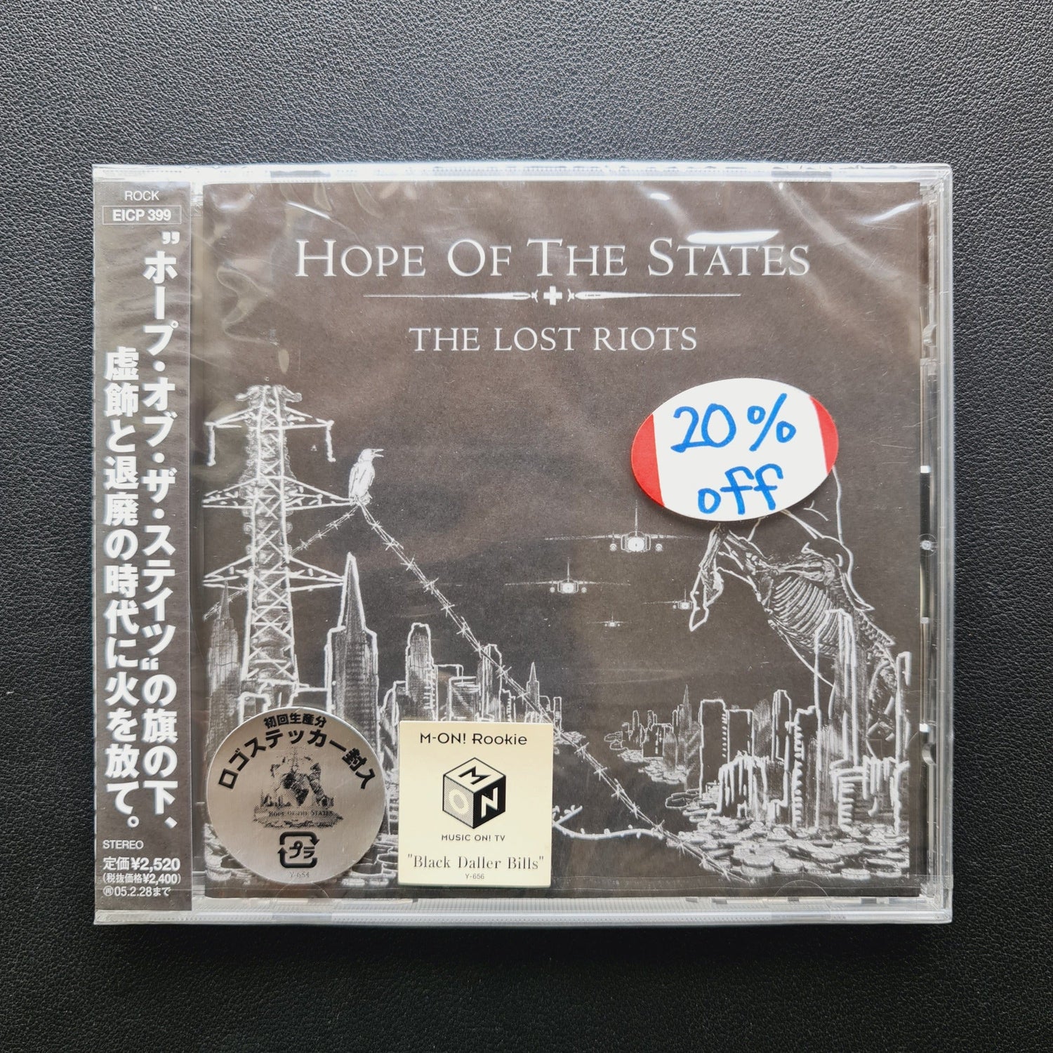 Hope Of The States – The Lost Riots CD Japan Vinyl