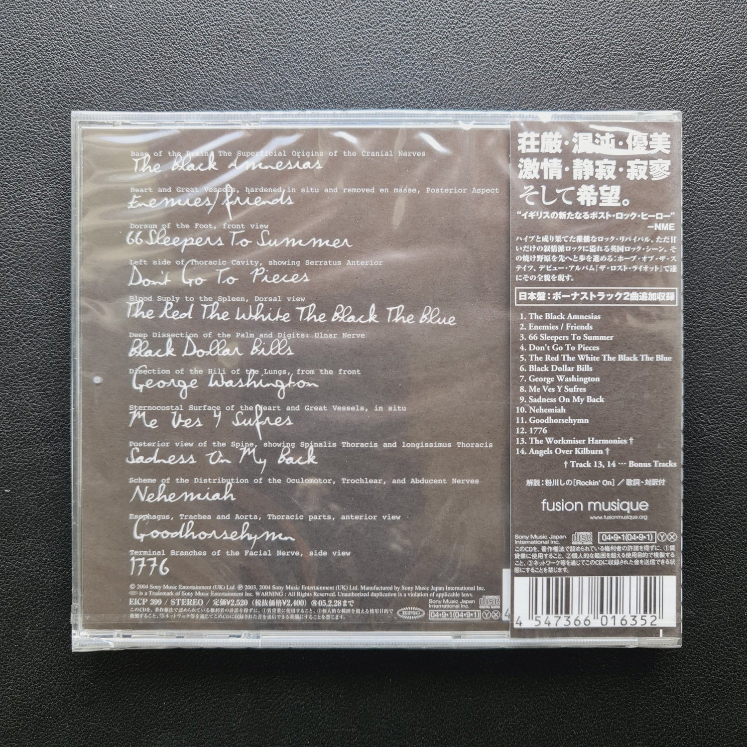 Hope Of The States – The Lost Riots CD Japan Vinyl