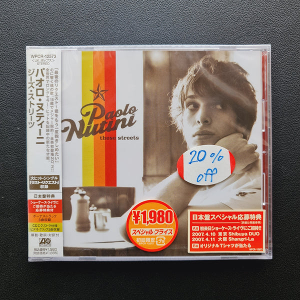 Paolo Nutini – These Streets CD