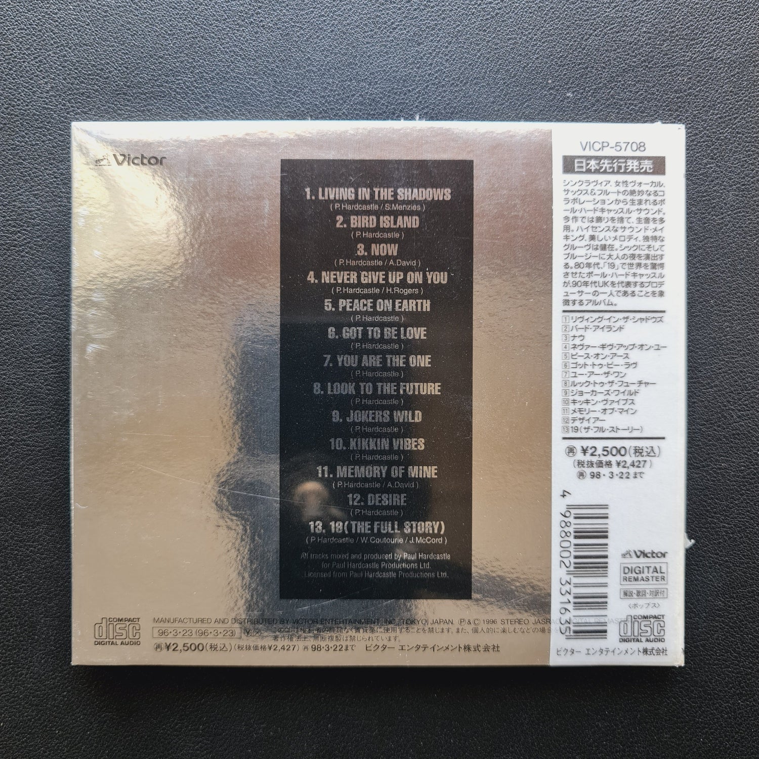 Paul Hardcastle – Look To The Future CD