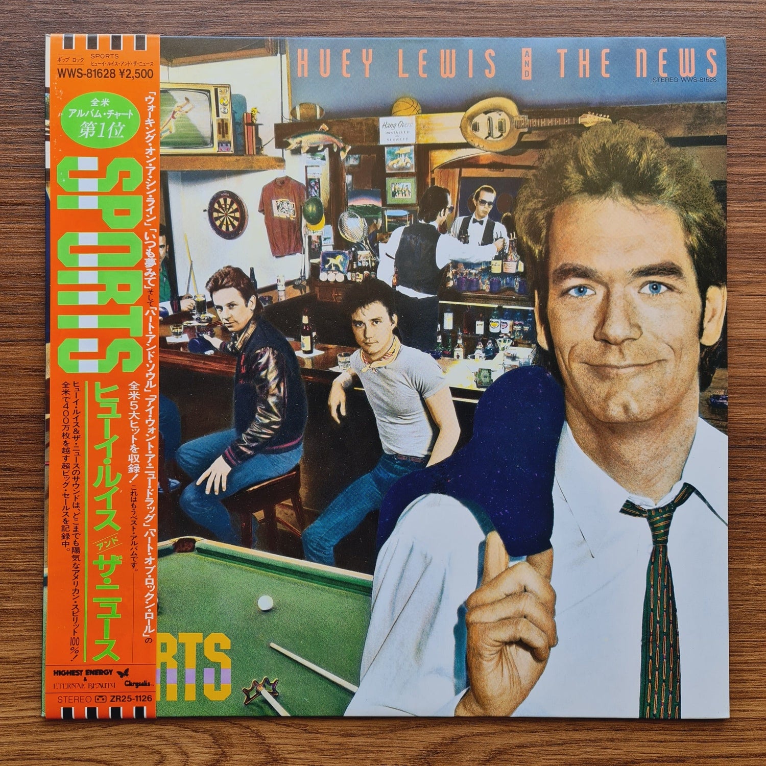 Huey Lewis & The News – Sports Only Japan Vinyl
