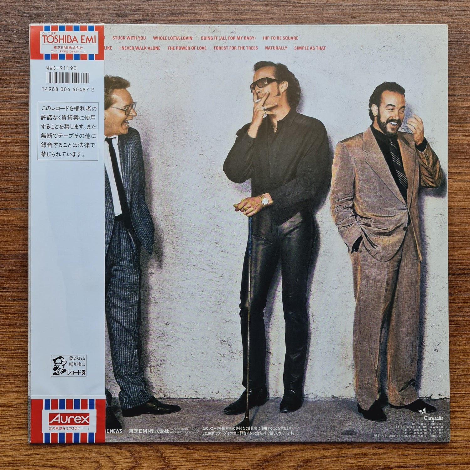 Huey Lewis & The News – Fore! Only Japan Vinyl