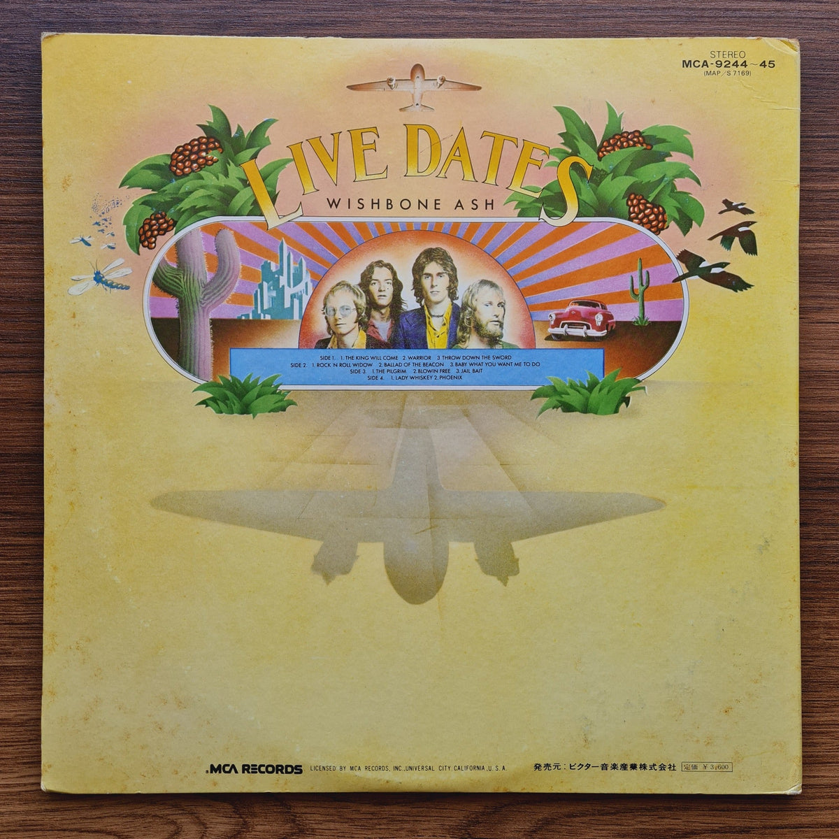 Wishbone Ash – Live Dates Only Japan Vinyl