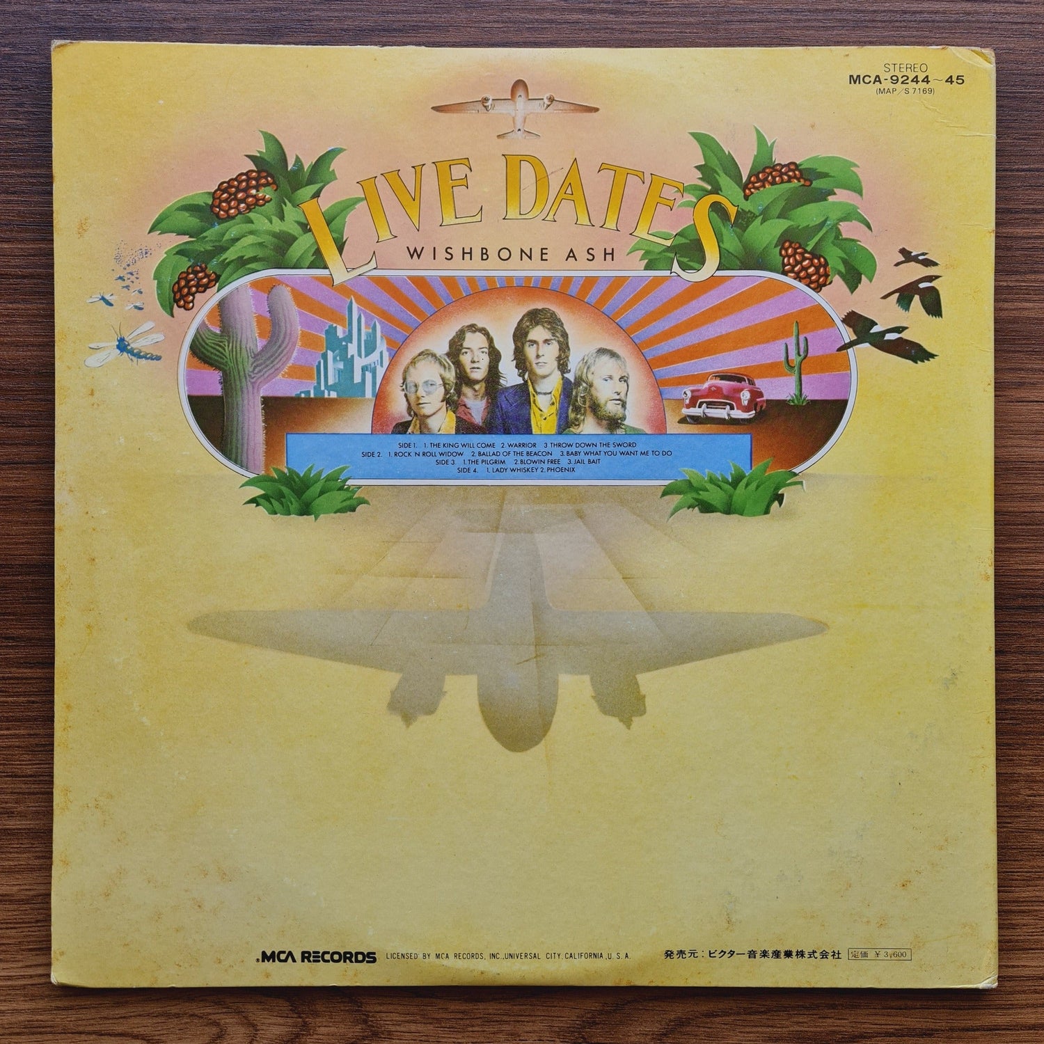 Wishbone Ash – Live Dates Only Japan Vinyl