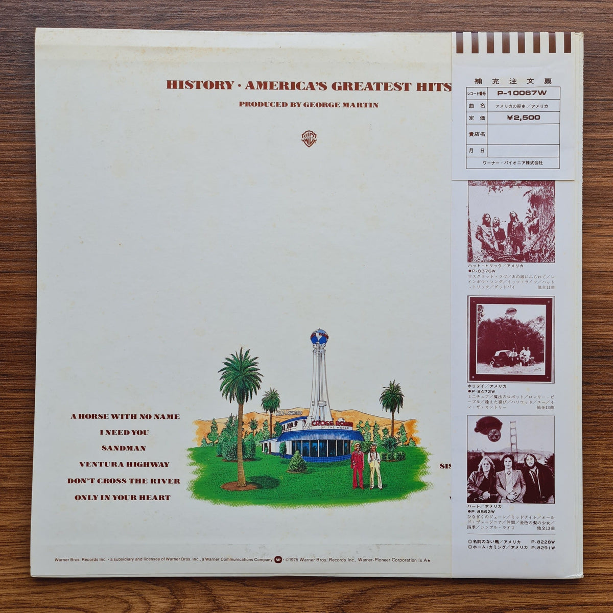 America – History · America's Greatest Hits Only Japan Vinyl