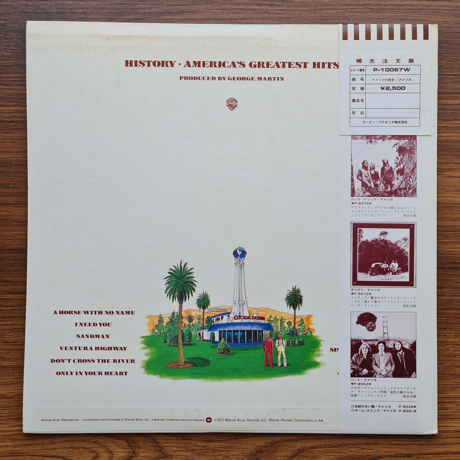 America – History · America's Greatest Hits Only Japan Vinyl