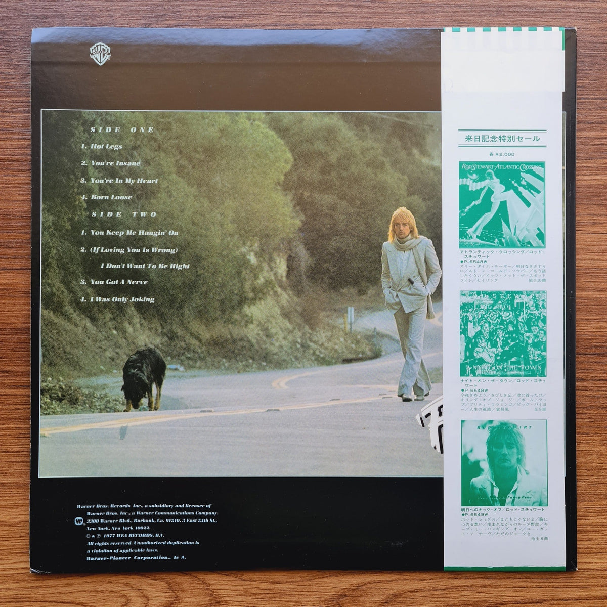 Rod Stewart – Foot Loose & Fancy Free Only Japan Vinyl